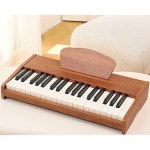 소형 건반 피아노 우드 취미 선물 디지털 초보자 악기 월넛 : 스페셜스퀘어