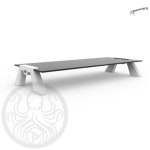 케르 스마트독 브릿지 컴팩트 화이트 블랙 TV선반 컴퓨터모니터받침대 사무실모니터받침대 : 케르몰