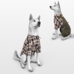 [ 컨츄리독 - 체크셔츠 ] : 크왕 - 왕크니까 왕귀엽다