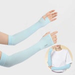 손등 쿨토시 4세트 스카이 스포츠 커버 자전거 골프 UV차단 고탄력 등산 땀흡수 : 삼보상점