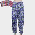 잠옷바지 여성 꽃무늬 홈웨어 9부 스프사 소재 파자마 실내복 : 사하봉화