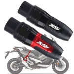 혼다 XADV750 머플러 슬라이더 충돌 보호패드 티타늄 : 올띵앤드