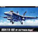 제트기 비행기 프라모델 조립 항공기 전투기 아카데미 12547 1/72 스케일 USN F18 F-18 F/A-18E 슈퍼 호넷 VFA-143 취미 공예 장난감... 