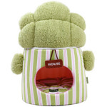 레드퍼피 강아지 고양이 숨숨집 바오밥 하우스 그린 : 비바랜드