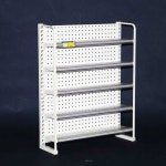 슈퍼마켓 소형 진열대 약국 이동식 랙 5층 펜트리 층 그린 라벨 메인 프레임 : 주식회사소프트무드