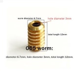 151 구멍 직경 35 기어 065 5MM 6MM 3MM 175MM 4MM 모듈러스 터빈 1 piece 065 3mmx6.7mm : 공구상사7
