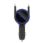 차량용 충전기 듀얼 릴타입 100W 초고속 2.0 C타입 8핀 시거잭 : 다인샵몰