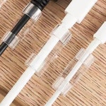 원투리빙 충전기선정리 20P 전기선정리 PC 케이블선정리 전선고정 클립 : 원투living