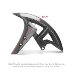 YZFR1 R1 2009 2018 및 YZFR6 R6 2017 오토바이 앞바퀴 스플래시 가드 정류기 키트 탄소 섬유 에 Ba : 모라픽