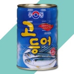 유동 유성물산교역 고등어 통조림 400G 유성물산교역 유동 고등어 통조림 가공식품 : 더건강드림
