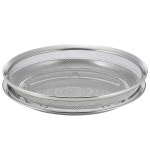 일본 스텐 채반 원형 야채 과일 쌈채소 바구니 채망 중 25cm 트레이 채반 세트 : 라미스홈