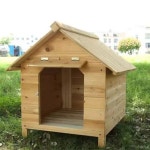 실외 야외 대형견 원목 대형 강아지 하우스 강아지집 시골 방한 집 개집 애견-S(56x45 : 감성일기