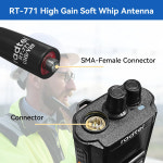Radtel RT-771 듀얼 밴드 안테나 RT-4D RT-900 RT-470X BAOFENG UV-5R UV-13 UV-17 38cm 14.96 인치 136-174/400-47 : 스쿠몰1