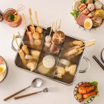 오뎅냄비 야외 캠핑 테이블 오뎅바 포장마차 A. 4격자분리형 칸막이 오뎅냄비 : 아키숑