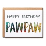 EruditeGifts Happy Birthday Pawpaw - 생일 카드 포포 모던 포포용 423588 : 생활유통사