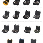 보관함 케이스 정리함 휴대용 블랙 파우치 손 A. J2015 Black  2 그리드 시계 : 온픽샵onpickshop