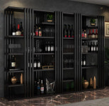 위스키진열장 술진열장 양주 레스토랑 장식장 양주장식장 유리장식장 위스키 : 헬로콤마