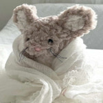 테이스티드 어글리 뽀글리 친칠라 동물 애착 인형 M : 비바랜드