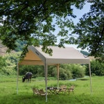 캠핑용 쉘터 캐노피 천막 방수 3m A. 베이지 색 단일 천장 : 아키숑