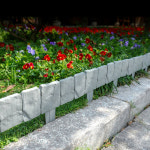 (10P) 돌모양 블럭형 낮은펜스 휀스 작은울타리 텃밭펜스 : Plan E