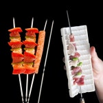 바베큐꼬챙이 스텐꽂이 캠핑꼬치 홀더기계 꼬지형 1-꼬치끼우기틀 : 런어스