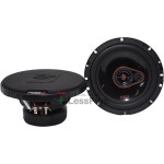 서브린 베가 HED 시리즈 6.5인치 3웨이 코액시얼 카 스피커 4Ω 60W RMS/340W 최대 출력 고급 차량 오디오 시스템 내구성 강한 강철 프레임... 