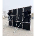 포토월 거치대 프레임 포토존 만들기 행사 대형 접이식 전시회 백월 : 노을유통상사