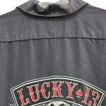 LUCKY-13 반팔 티 남 XL J5306 : 스카이빈티지