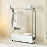 가구산책 선반 1200벙커 바퀴형 행거 H9118 : 이와샘