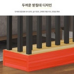 나무 공간 파티션가벽 접이식 현관 인테리어 병풍 색상 메시지 길이 48cm 5관 캐비닛 없음 총 높이 202cm : 가온해무역