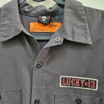 LUCKY-13 반팔 티 남 XL J5306 : 스카이빈티지