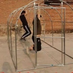 부속품 식물 미니 비닐하우스지지대 프레임 텃밭 농막 : 오수양6