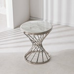 가구산책 천연대리석 실버 테이블 H8930 : 이와샘