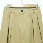 뒷밴딩 투턱 롱 스커트 F_S0490 : 마데인빈티지