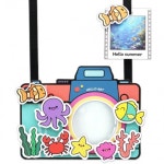 4인용 늘봄교실 바다주제 미술놀이 바다생물 돋보기 관찰카메라 꾸미기 체험활동 만들기 : 코코에비나