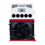 차량용 무시동 에어컨 24v 화물차 대형트럭 캠핑카 대형 이동식 24V 빨간색 수평형 : 딜렉세컨