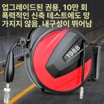 자동에어릴 에어호스고압 자동 자동릴 오토 에어릴 5m PU 기구 8x5MM+블로우건 : 직구온탑