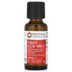 라이프 밸런스 프로토콜 액상 D3 및 MK-7 30ml(1온스) : 뉴트리밸리