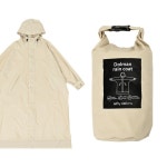 일본정품 니프티컬러스(nifty colors) 남녀공용 프리미엄 레인코트 + 파우치 세트(베이지) : 이토록 오롯이