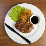 미국정품  Teyyvn 8피스 블랙 스테이크 나이프 세트 스테인리스 스틸 주방 : 다온하티스