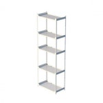 가구산책 5단 스틸 선반장 800x300 H7683 : 이와샘