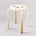 스툴 화장대 의자 식당 카페 원목 IVORY 퍼피 마켓비 : 굿모닝상사몰