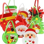 키즈공방 연말 수업용 산타 트리 가방만들기 키트 2개/ 크리스마스소품 꾸미기 xmas : 주주고55