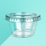 소스용기 JD 74파이 4온스 120ml 2000세트 투명 PET : 일용상회