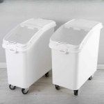 보관통 대용량 쌀 밀가루통 쌀통 이동식 잡곡 보관함 삽 포함 50L F8902 : 하우스엘1