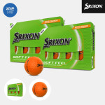 [2더즌 24알]던롭코리아 정품 스릭슨 소프트 필 14 브라이트 골프볼[남여공용][오렌지][2피스] : 골프픽