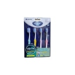 유한 유덴트 스파이럴 베이킹소다 초극세모 잇몸 구취 칫솔 4개입, 4개 : 제이브 스토어