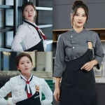 위생복 셰프복 카페 반팔 화이트 유니폼 제빵사복 M 가운 중국집 A. 회색, A. M : 올리브마켓25