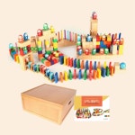 돌봄교실 창의력 모둠활동 도미노쌓기1300p 키즈블럭 학습교구 조카선물 : 디엠제이마켓