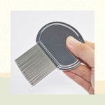 스텐 참빗 머릿니 제거 서캐 두피 각질 관리용 금속 빗 헤어 : 원클릭샵2호점